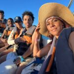FAMILIA DISLA GARCIA EN RUTA MARITIMA A PLAYA BAHIA DE LAS AGUILAS