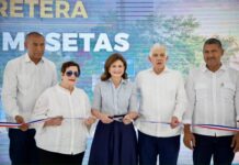 La vicepresidenta Raquel Peña asistió a la inauguración carretera El Seibo